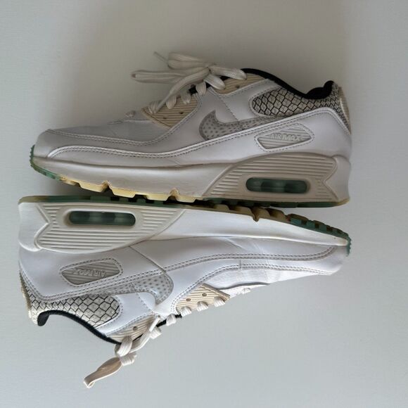 Nike Air Max 90 SE 2 GS White Glacier Ice Size 7Y Boys Big Kid Shoes, Running - Picture 7 of 14